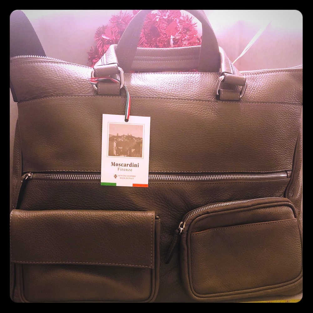 All leather Crossbody/Tote Handbag Carry-On